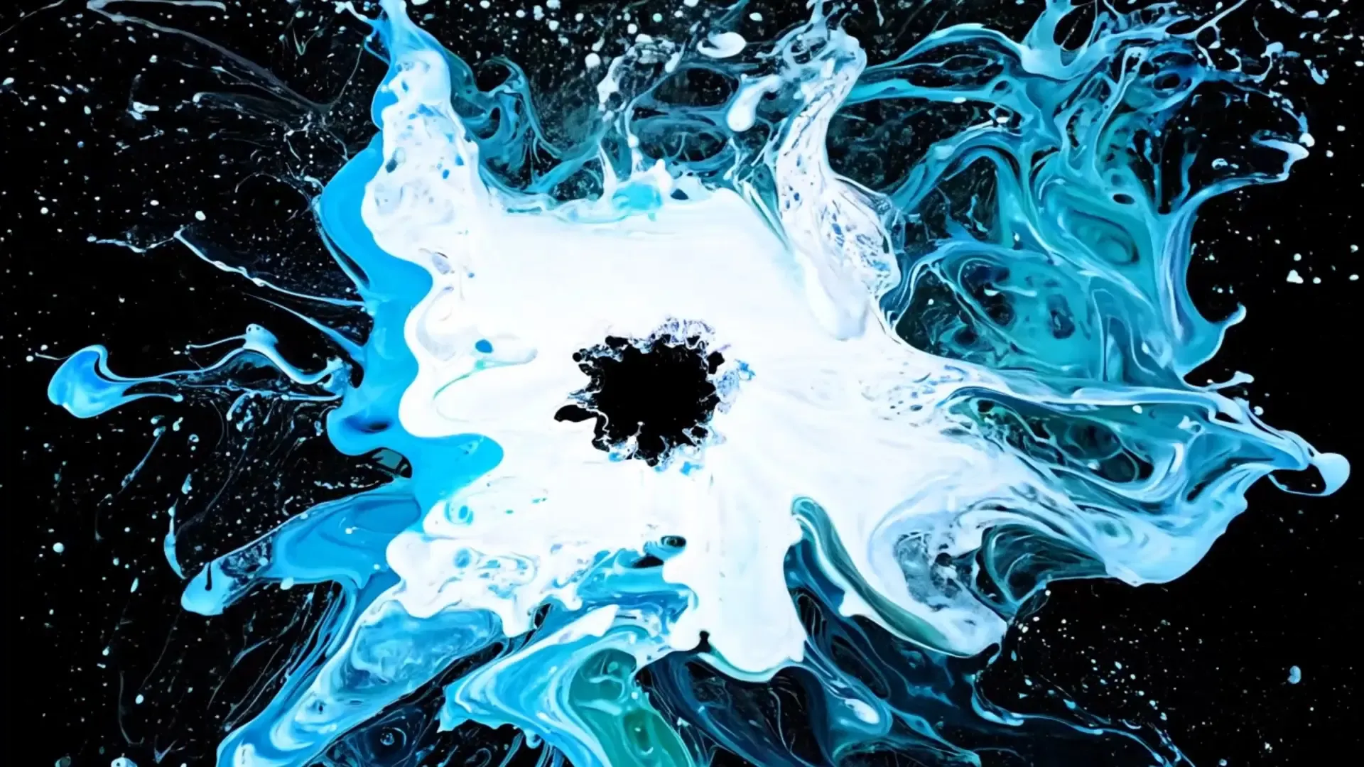 Splash Effect Logo Animation Background with Dynamic Energy